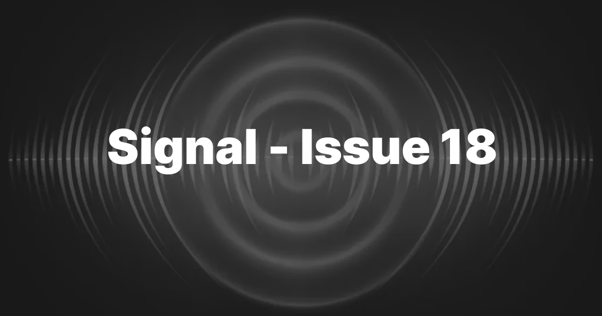Signal – Issue 18